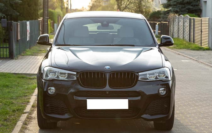 BMW X4 cena 129999 przebieg: 127860, rok produkcji 2016 z Pogorzela małe 154